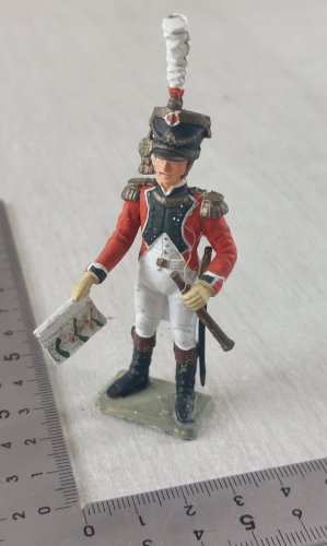 Ancien soldat, garde de Paris, en plastique peint, Starlux Empire