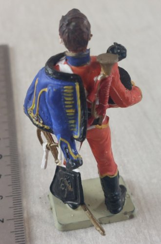 Ancien soldat, garde Hussard, en plastique peint, Starlux Empire