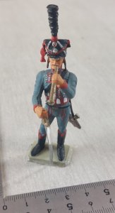 Ancien soldat, Hussard, en plastique peint, Starlux Empire