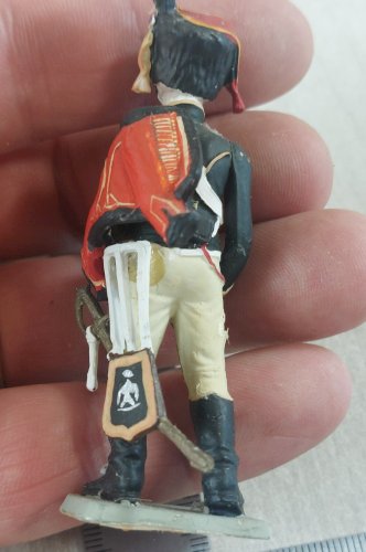 Ancien soldat, Hussard, en plastique peint, Starlux Empire