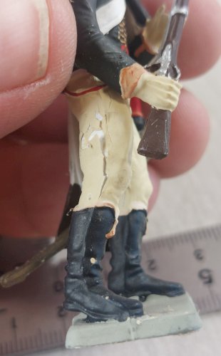 Ancien soldat, Hussard, en plastique peint, Starlux Empire