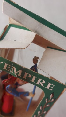 Ancien soldat plastique, porte drapeau Mamelouk, Starlux 1er empire