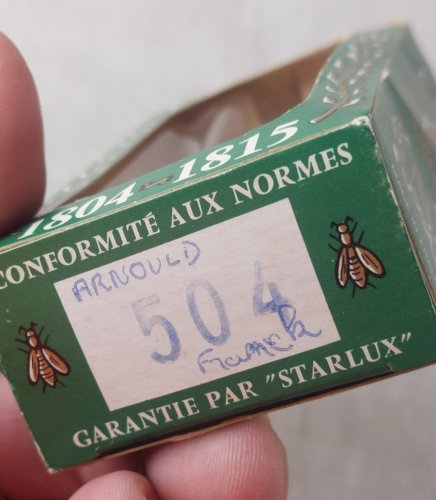 Ancien soldat plastique, porte drapeau Mamelouk, Starlux 1er empire