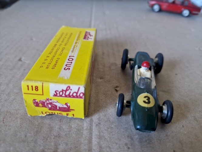 Ancien Solido FRANCE 118  Lotus en boite jamais jouée