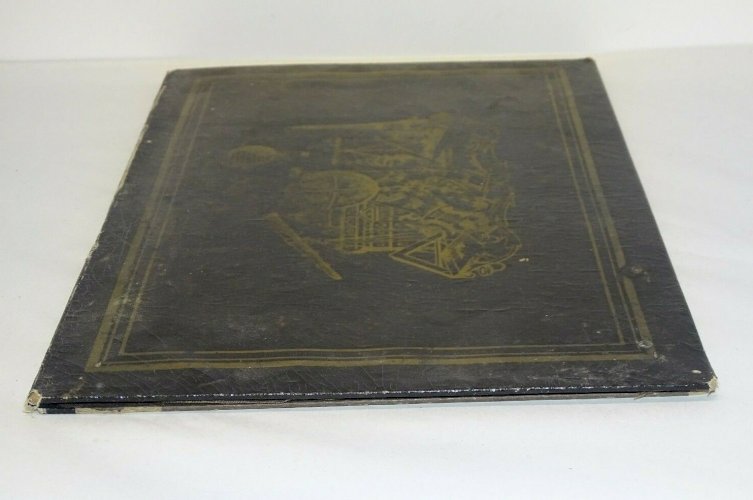 -ANCIEN SOUS MAIN PAPIER ENDUIT FIN XIX carte Europe & Infos POSTES & Télégraphe