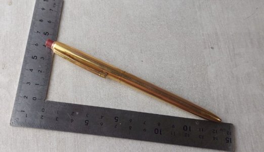 Ancien stylo bille, en plaqué or, Waterman ^