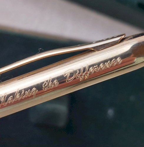 Ancien stylo bille, Rolled Gold, Cross ^
