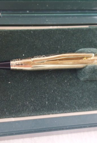 Ancien stylo bille, Rolled Gold, Cross ^