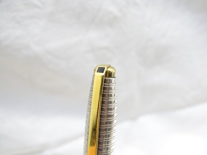 - ANCIEN STYLO BILLE ST DUPONT VINTAGE Plaqué or et argent fonctionne COLLECTION