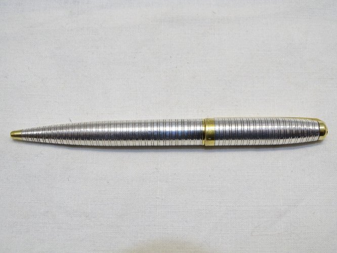 - ANCIEN STYLO BILLE ST DUPONT VINTAGE Plaqué or et argent fonctionne COLLECTION