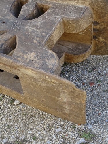 -ANCIEN TABOURET AFRICAIN de SAGE BOIS ASHANTI GHANA? Jus de GRENIER Déco   D