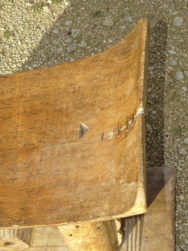 -ANCIEN TABOURET AFRICAIN de SAGE BOIS ASHANTI GHANA? Jus de GRENIER Déco   D