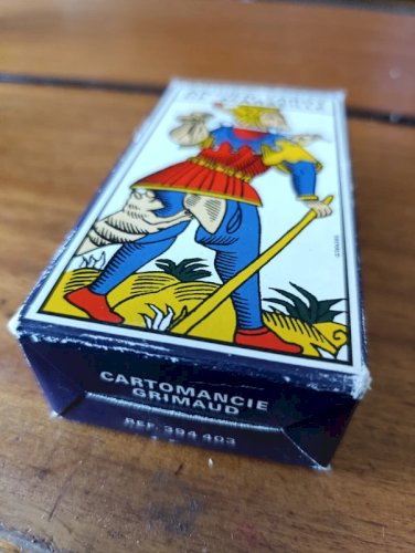 Ancien tarot de Marseille cartomancie grimaud année 80-90 en bon état