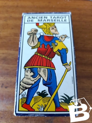 Ancien tarot de Marseille cartomancie grimaud année 80-90 en bon état