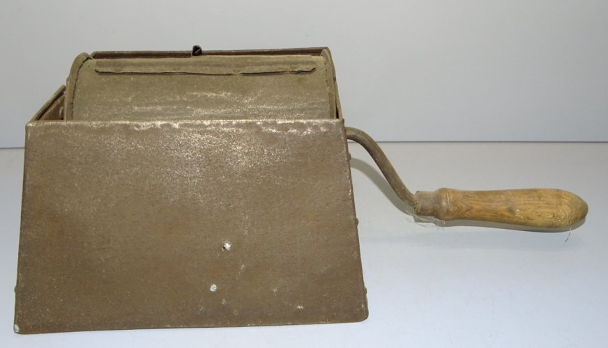 -ANCIEN TORREFACTEUR A CAFE EN METAL à POSER SUR 1 CUISINIERE DECO COLLECTION  D