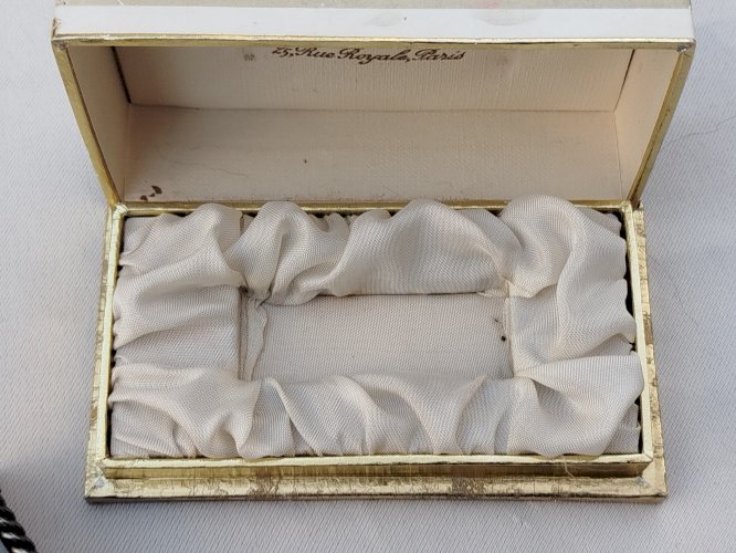 parfumerie et cosmétique vintage de collection, ancien tube de rouge à lèvre Stendhal, 2, rue Royale, Paris