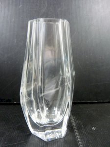 Vintage Daum Crystal Vase Design Signed Excellent Condition H - 18.2 cm
