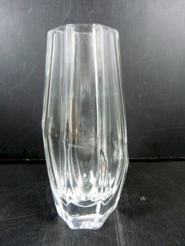Ancien Vase Design Cristal de Daum Signé TBE H - 18,2 cm