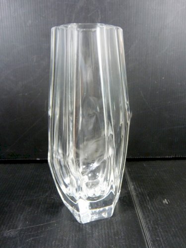 Ancien Vase Design Cristal de Daum Signé TBE H - 18,2 cm