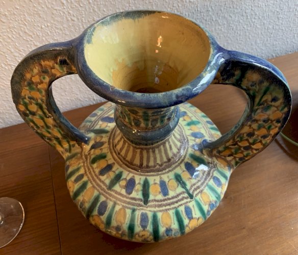 Ancien vase en céramique poterie de Nabeul