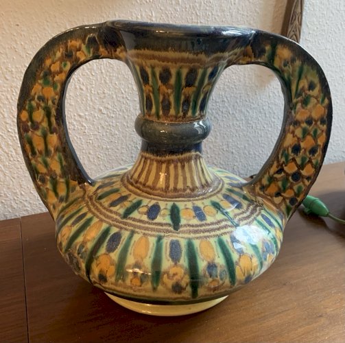 Ancien vase en céramique poterie de Nabeul