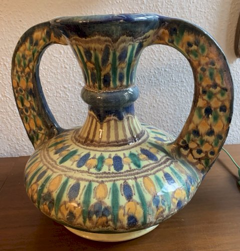 Ancien vase en céramique poterie de Nabeul
