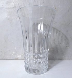 old crystal vase 25 cm Excellent condition