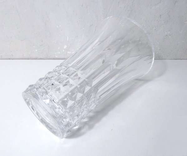 ancien vase en cristal 25 cm TBE