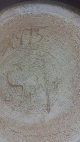 Ancien vase moderniste, Peter Müller / Sgrafo, en céramique, Allemagne, 1975 ^