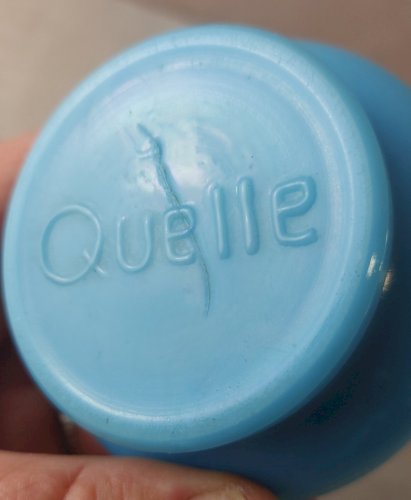 Ancien vase / soliflore, en opaline, Quelle, vintage