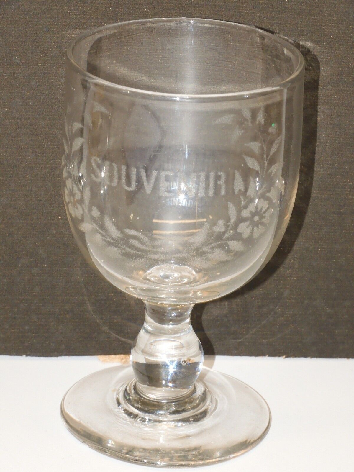 Ancien Verre Décoratif Murano - Grappe De Raisin Lavande Avec Feuilles Vertes - MCM - Italie
