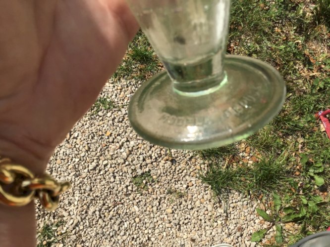 Ancien VERRE MESUREUR DOSEUR gradué "TECVERRE » no MOUGIN