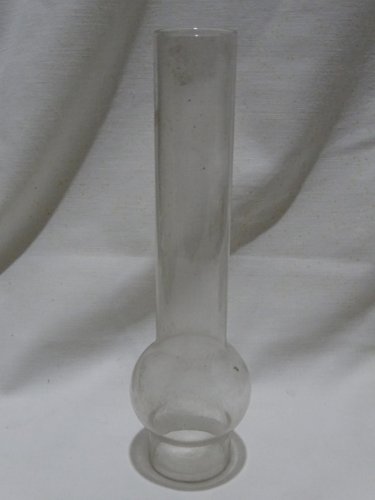 -ANCIEN VERRE POUR LAMPE A PETROLE MARQUE PYREX 15' JUS DE GRENIER COLLECTION  D