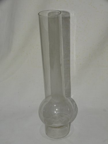 -ANCIEN VERRE POUR LAMPE A PETROLE MARQUE PYREX 15' JUS DE GRENIER COLLECTION  D