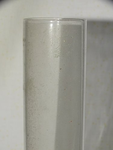 -ANCIEN VERRE POUR LAMPE A PETROLE MARQUE PYREX 15' JUS DE GRENIER COLLECTION  D