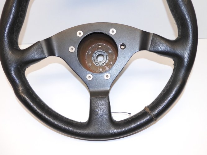 - ANCIEN VOLANT SPORT GAINE CUIR A ADAPTER JUS de GRENIER COLLECTION VHC  D