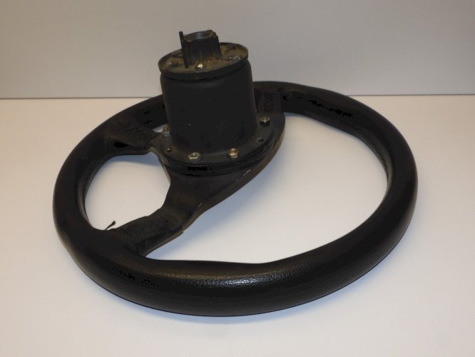 - ANCIEN VOLANT SPORT GAINE CUIR A ADAPTER JUS de GRENIER COLLECTION VHC  D