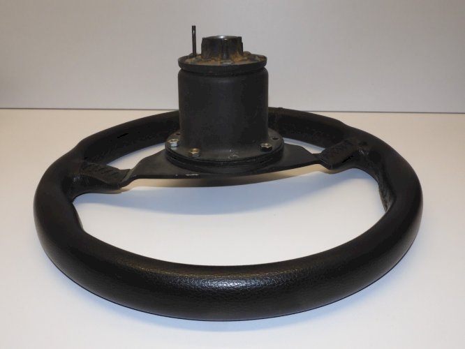 - ANCIEN VOLANT SPORT GAINE CUIR A ADAPTER JUS de GRENIER COLLECTION VHC  D