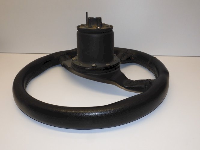 - ANCIEN VOLANT SPORT GAINE CUIR A ADAPTER JUS de GRENIER COLLECTION VHC  D