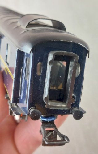 Ancien wagon bagage, Compagnie Internationale wagons lits, JEP 6656, en HO