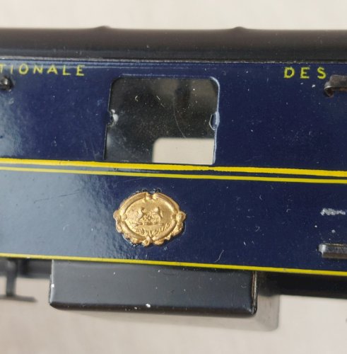 Ancien wagon bagage, Compagnie Internationale wagons lits, JEP 6656, en HO