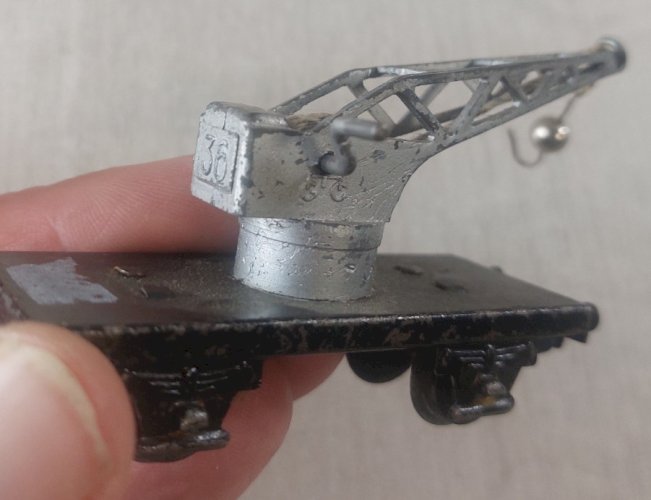 Ancien wagon grue 366, Märklin, en HO