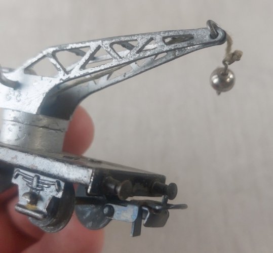 Ancien wagon grue 366, Märklin, en HO