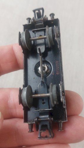 Ancien wagon grue 366, Märklin, en HO