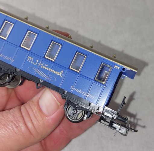 Ancien wagon / voiture voyageur, MI Hummel, Märklin, en HO