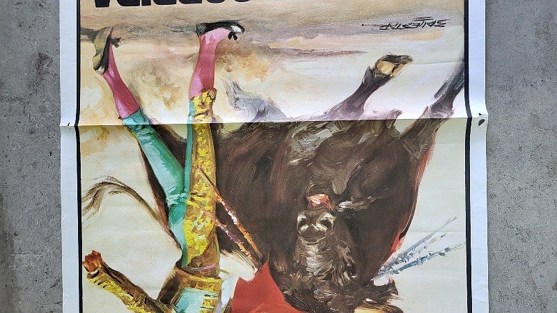 ANCIENNE AFFICHE DE CORRIDA 3 AOUT 1980 DAX