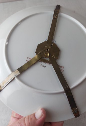 Ancienne assiette, Compagnie volontaire, Grand Duché Luxembourg, Villeroy & Boch