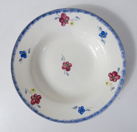 ancienne assiette creuse Digoin Mary Lou