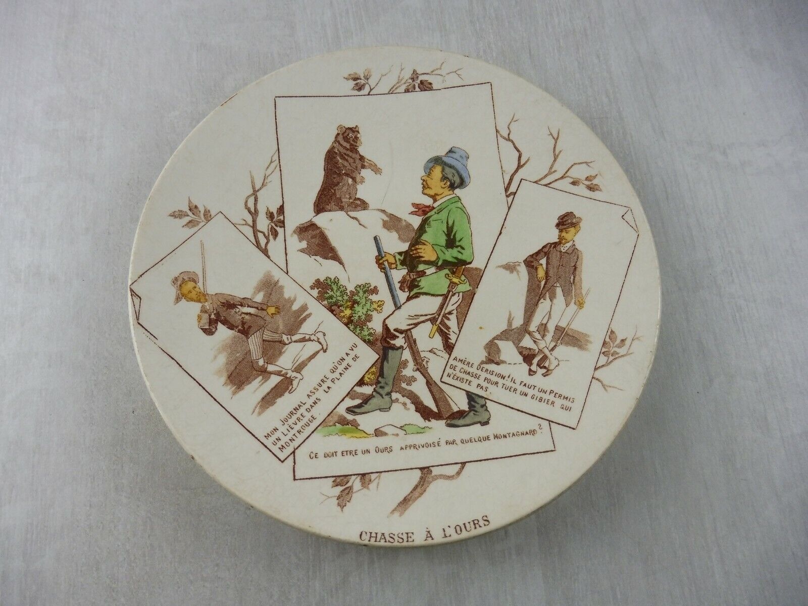 Fourchette de cheminée danoise ancienne Neptune - En vente