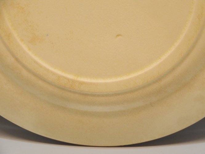 -ANCIENNE ASSIETTE DESSERT JULES VIEILLARD Bordeaux Service GIBIER Déco LIEVRE D